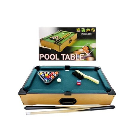 Tabletop Pool Table, Case of 2